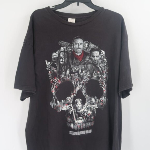AMC The Walking Dead Delta Skull T-Shirt Size 2XL - Picture 6 of 7